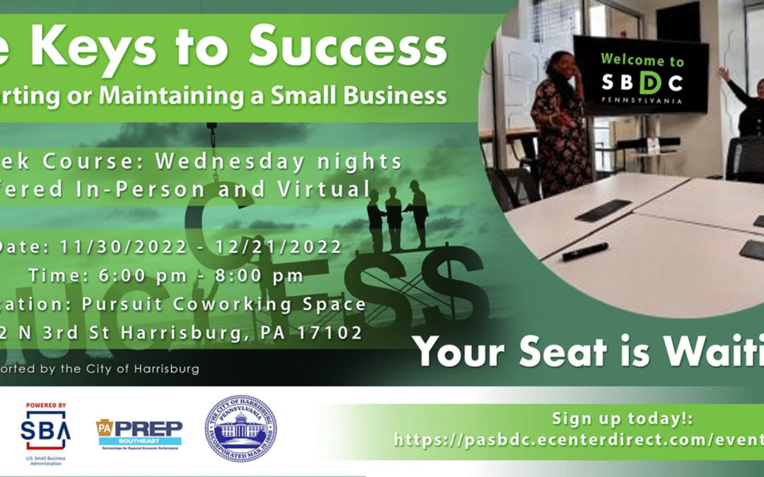 Learn how to start your own small business in Harrisburg