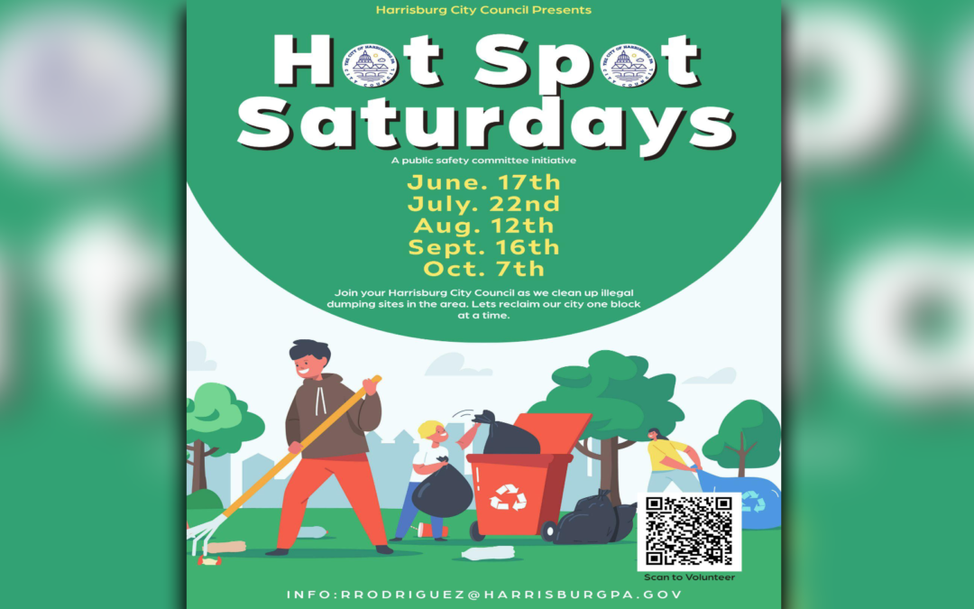 ‘Hot Spot Saturdays’ return this summer to stomp out illegal dumping in Harrisburg