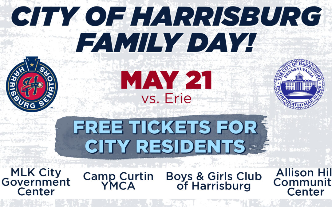 Harrisburg Senators to host City of Harrisburg Family Day