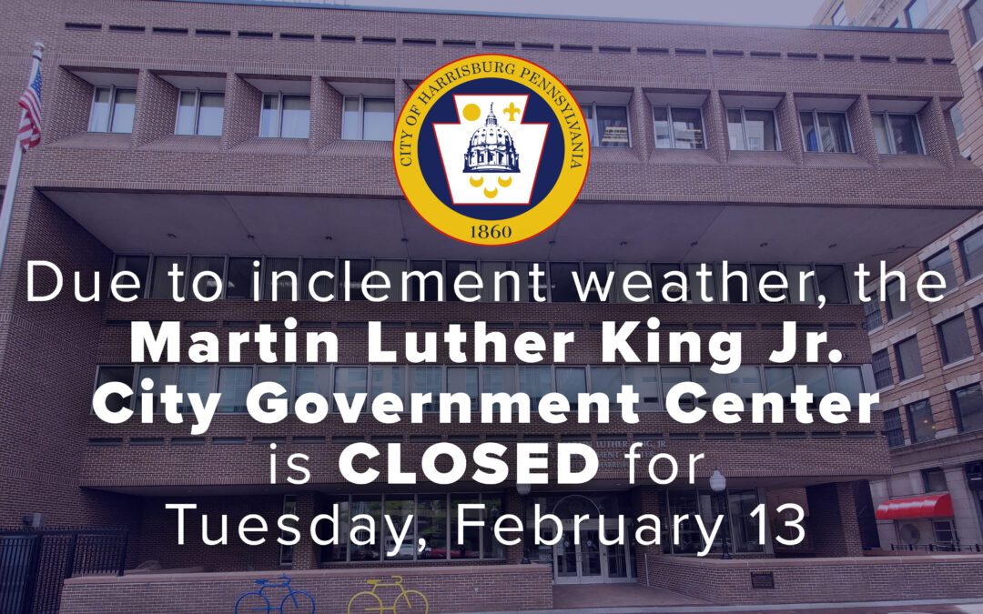Snowstorm closes City Hall for Tuesday, February 13